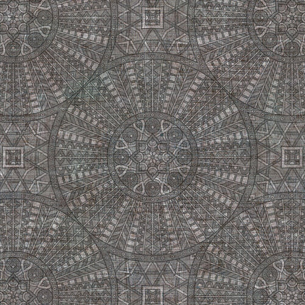 Verdunkelungsvorhang mit geometrischem Muster
