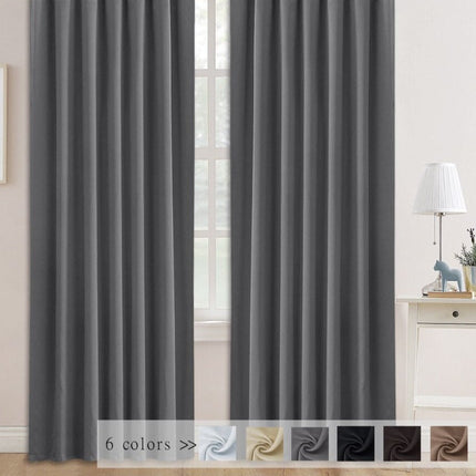 Blickdichter Verdunkelungsvorhang mit praktischen Schlaufen