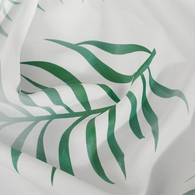 Vorhang Skara mit grünen Palmenblättern