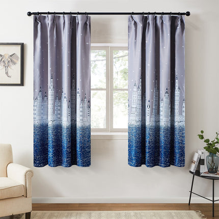 Kinderzimmer Verdunkelungsvorhang Olfie Schlossmotiv