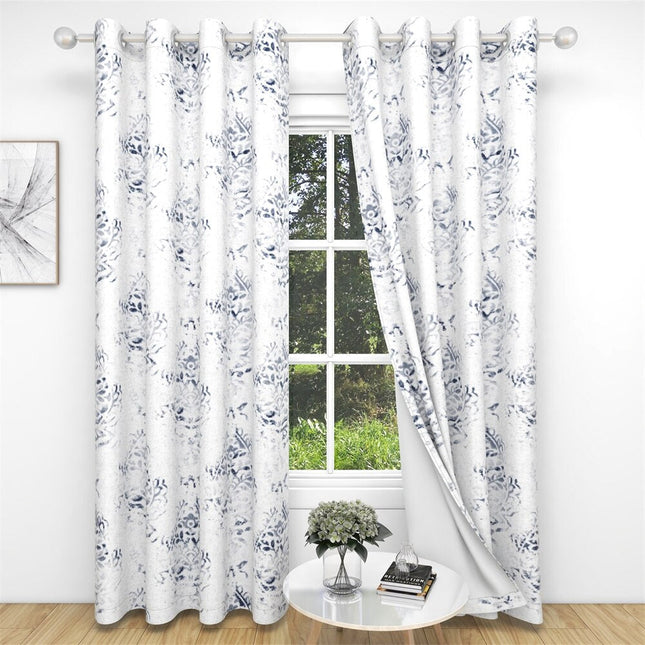 Eleganter Vorhang mit abstraktem Muster