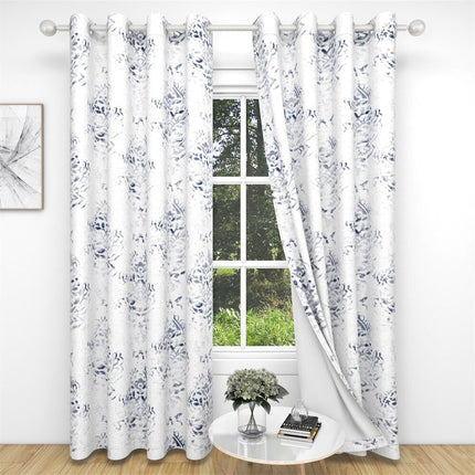 Eleganter Vorhang mit abstraktem Muster