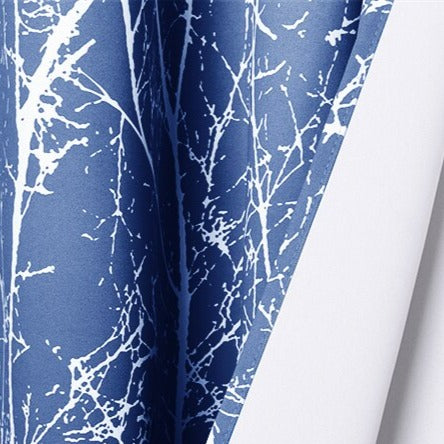 Outdoor-Vorhang Laira mit Zweig-Muster
