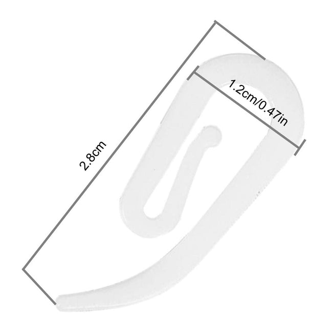 Gardinengleiter aus Kunststoff für Schienen