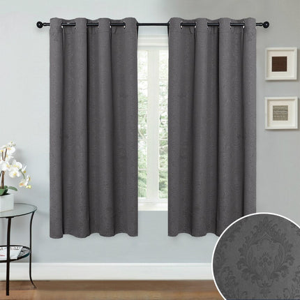 Verdunkelungsvorhang mit elegantem Jacquard-Muster