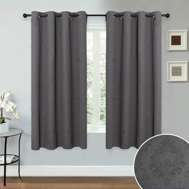 Verdunkelungsvorhang mit elegantem Jacquard-Muster