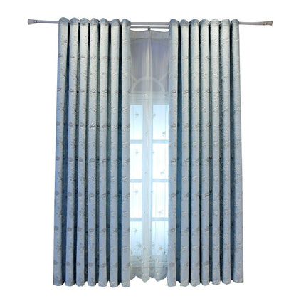 Voile-Gardine Satoro mit Blumenstickerei