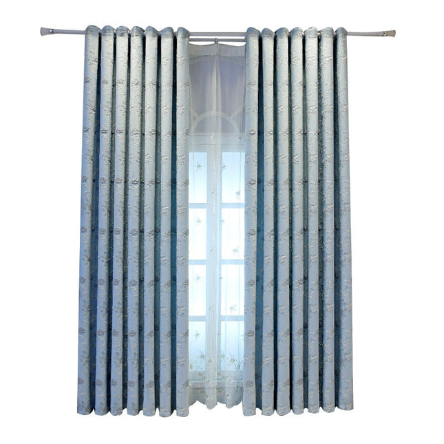 Voile-Gardine Satoro mit Blumenstickerei