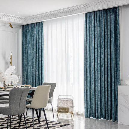 Eleganter Verdunkelungsvorhang in Chenille-Optik