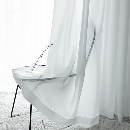 Feiner transparenter Voile-Vorhang für Fenster