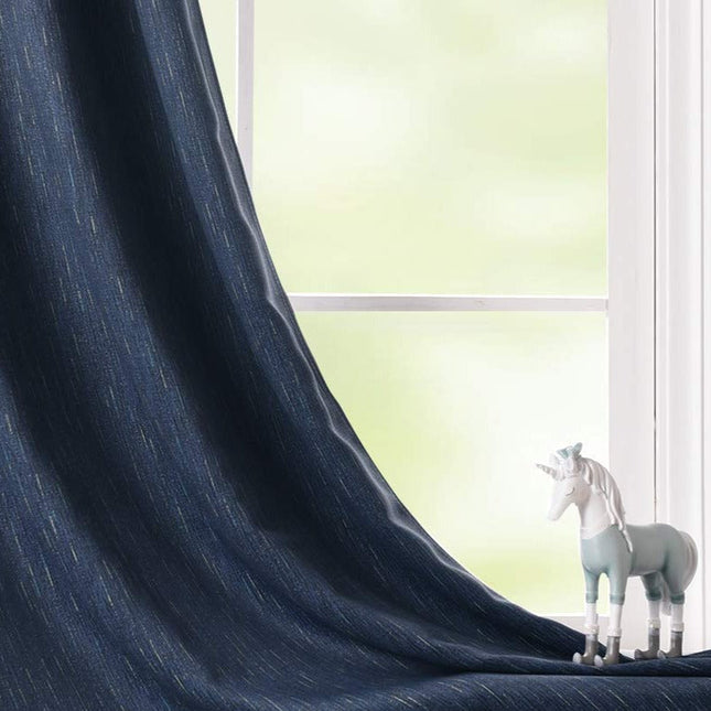 Blickdichter Vorhang in eleganter Leinenoptik