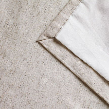 Gestreifter Ösenvorhang für Wohnzimmer