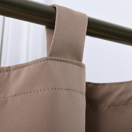 Blickdichter Verdunkelungsvorhang mit praktischen Schlaufen