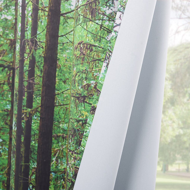 Outdoor Vorhang mit Wald Motiv Druck
