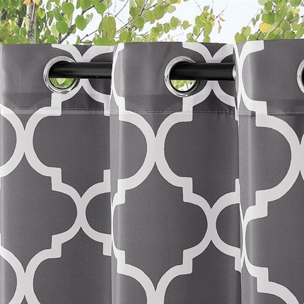 Outdoor-Vorhang wasserabweisend mit Muster