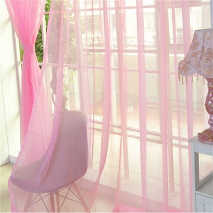Leichter transparenter Voile Vorhang