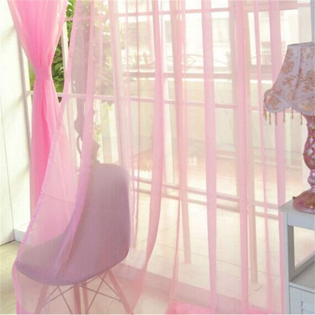 Leichter transparenter Voile Vorhang