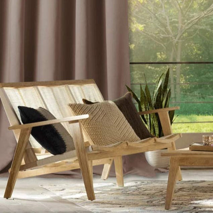 Wetterfester Outdoor-Vorhang Alaya mit Ösen