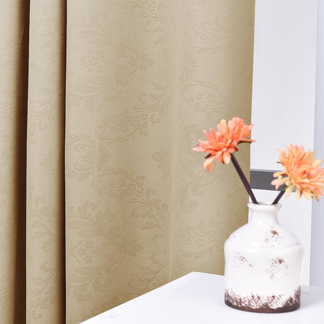 Verdunkelungsvorhang mit elegantem Jacquard-Muster