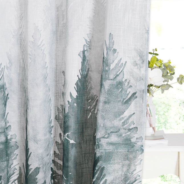 Transparenter Outdoor Vorhang Woolf Waldmotiv