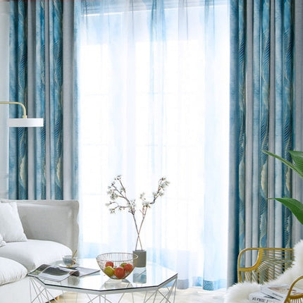 Vorhang mit modernem Fischgrätmuster