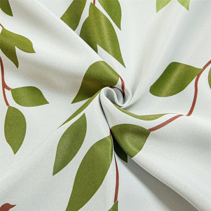 Vorhang Este mit Blättern und Vögeln