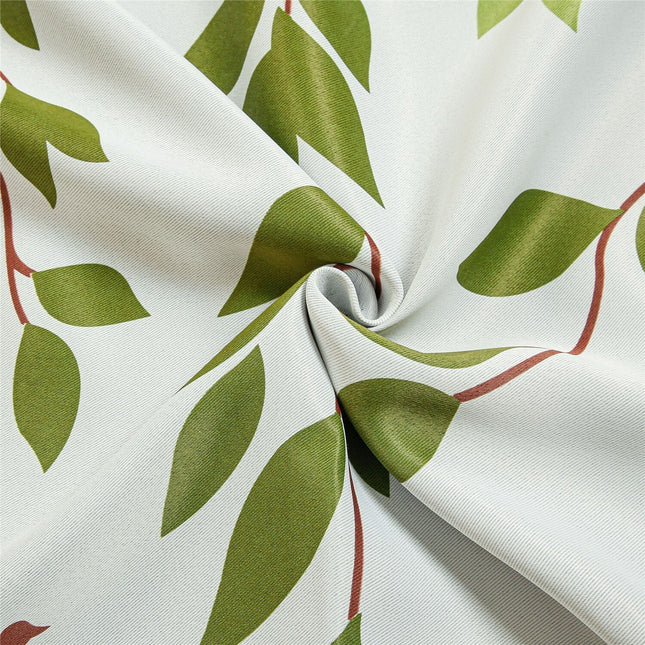 Vorhang Este mit Blättern und Vögeln