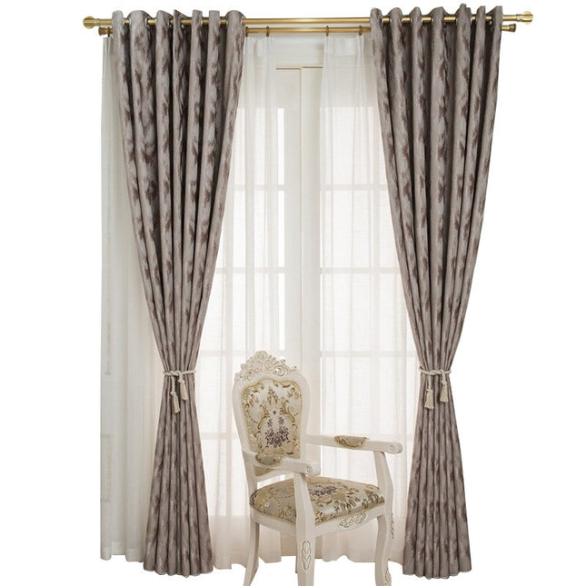 Taupe Verdunkelungsvorhang Rila mit Struktur