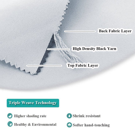 Blickdichter Verdunkelungsvorhang für das Schlafzimmer