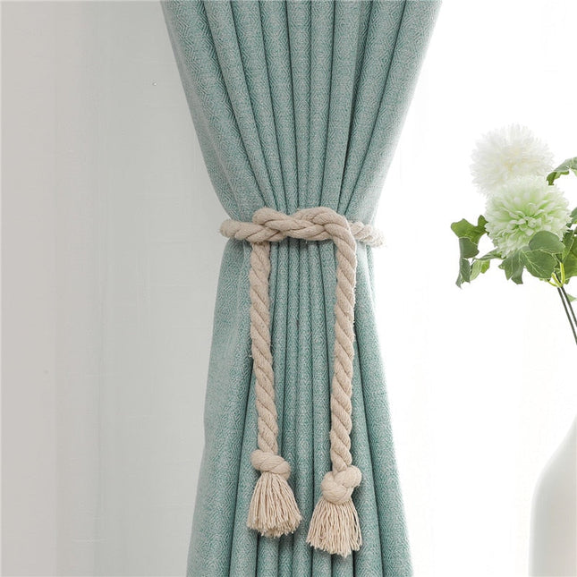 Lichtdämpfender Vorhang blickdicht in Türkis