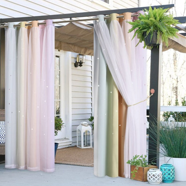 Outdoor Voile-Vorhang für Terrasse Balkon