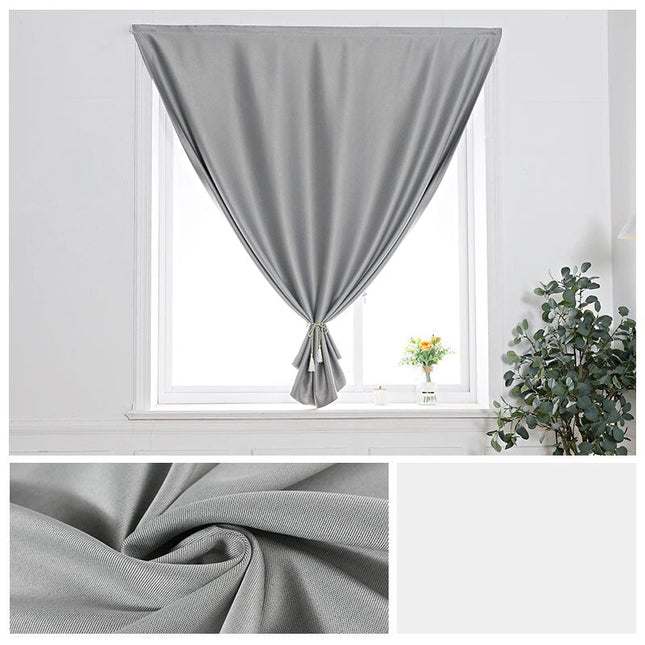 Fenstervorhang mit Klettband ohne Bohren