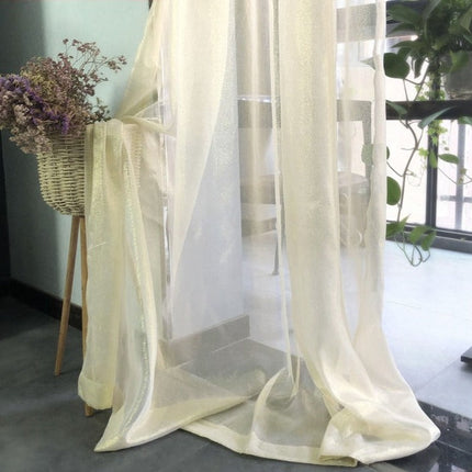 Schimmernde Gardine mit feinem Glitzereffekt