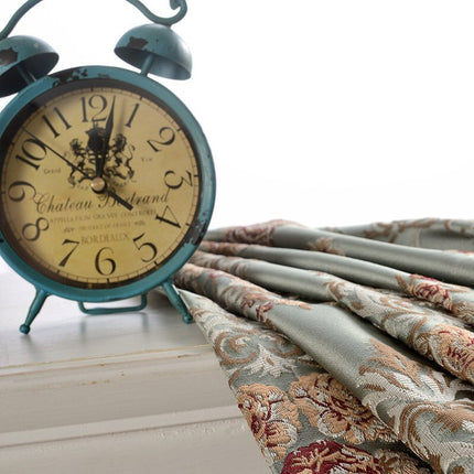 Jacquard Verdunkelungsvorhang mit floralem Barockmuster