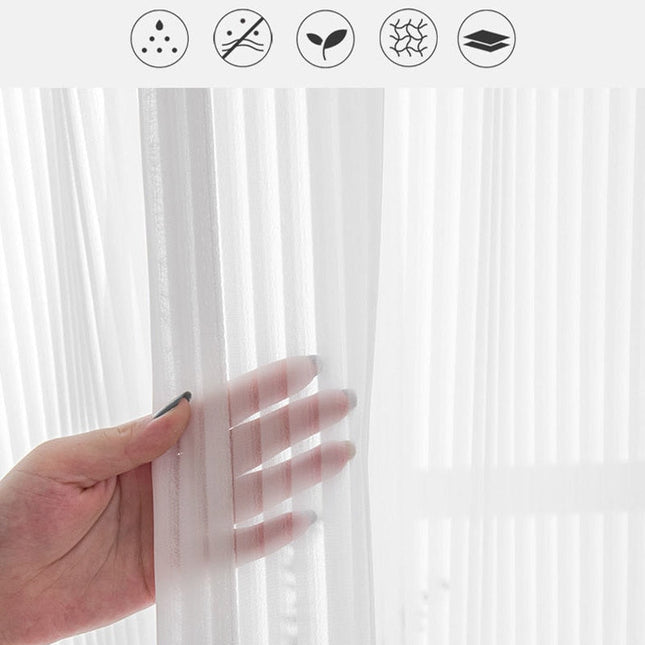 Gardine Aquilaria mit praktischem Klettverschluss