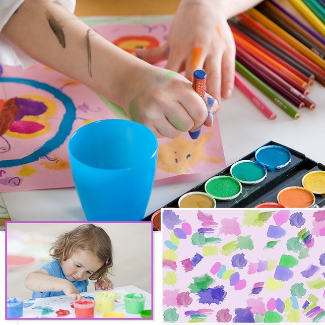 Bunter Kinderzimmer Vorhang mit abstraktem Muster