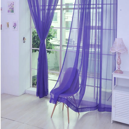 Leichter transparenter Voile Vorhang