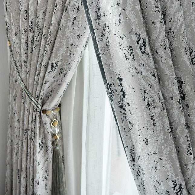 Verdunkelungsvorhang mit modernem abstraktem Muster