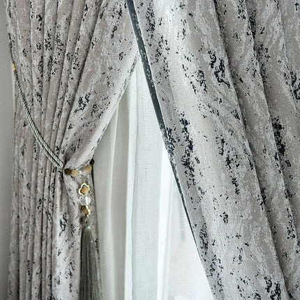 Verdunkelungsvorhang mit modernem abstraktem Muster
