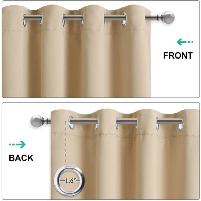 Isolierender Thermo Verdunkelungsvorhang für Fenster