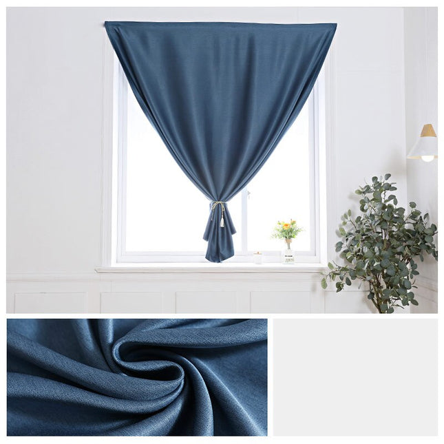 Verdunkelungsvorhang zum Kleben mit Klettband