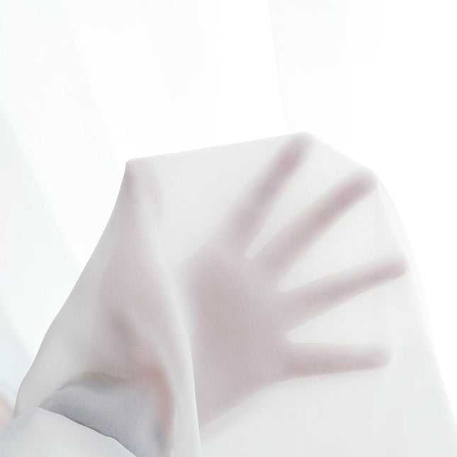 Schlichter transparenter Voile-Vorhang für Wohnzimmer