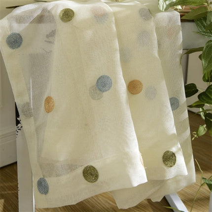 Gardine mit bunten Punkten für Kinderzimmer