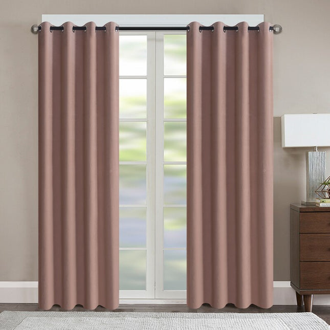 Verdunkelungsvorhang Altrosa für das Wohnzimmer