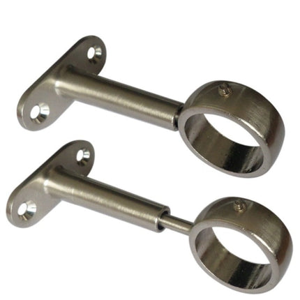 Deckenhalterung für Gardinenstangen aus Edelstahl