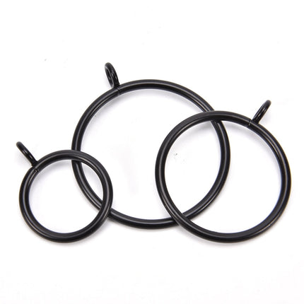Gardinenringe aus Metall mit Haken