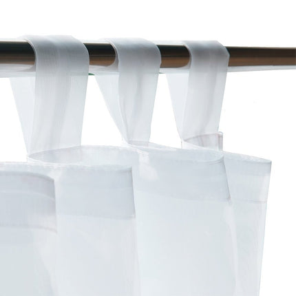 Leichter Outdoor Vorhang transparent mit Ösen