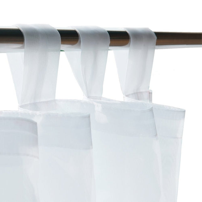 Leichter Outdoor Vorhang transparent mit Ösen