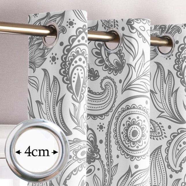 Ösenvorhang Joplin mit Paisley-Muster