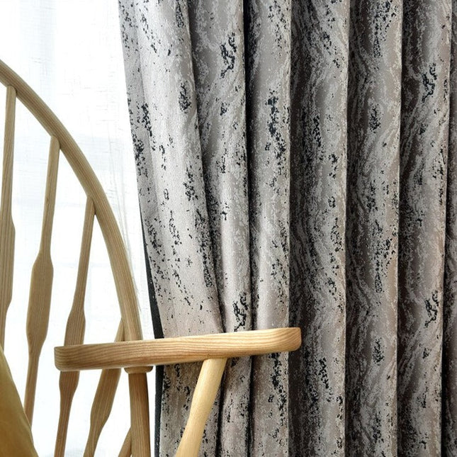 Verdunkelungsvorhang mit modernem abstraktem Muster